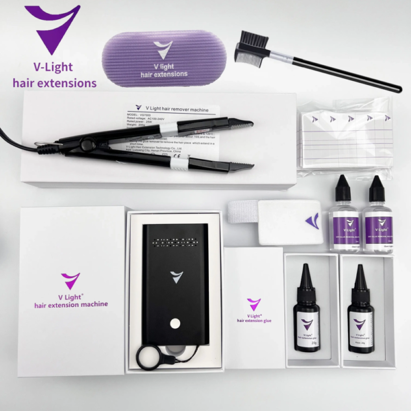 Full V Light Hair Extension Kit (Plus Free Official Online Training Course & Certification) - Image 2